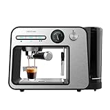 Cecotec Espressomaschine Power Espresso 20 Square Pro, 1450 W, 20 bar, ThermoBlock, Vaporizer, 2 Kaffeetassen,…