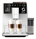 Melitta CI Touch F630-101 Kaffeevollautomat mit Milchbehälter | Flüsterleises Mahlwerk | One Touch Funktion…