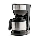 Taurus Montesco Kaffeemaschine, 1 l, bis zu 10 Tassen, Glaskaraffe, Abtropfautomatik, Heizplatte für…