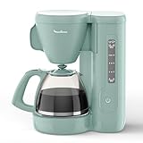 Moulinex Filterkaffeemaschine, Wassertank vorne, 1,25 l, Permanentfilter, schwenkbarer Filterhalter…