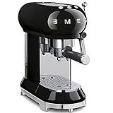 Smeg Espresso-Kaffeemaschine ECF01BLEU, 1350, Kunststoff, 1 Liter, Schwarz