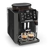 Krups Sensation Kaffeevollautomat, Milchschaumdüse, 5 Getränke, Filterkaffee-Funktion, 2-Tassen-Funktion,…