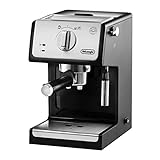 De'Longhi Active Espresso Siebträger ECP 33.21.BK – professionelle Espressomaschine mit AluminiumFinish,…