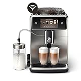 Saeco Xelsis Deluxe Kaffeevollautomat – WLAN-Konnektivität, 22 Kaffeespezialitäten, Intuitives 5"-Touchdisplay,…