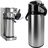 Saro 317-2085 Thermo Kaffeemaschine mit Korbfilter und Thermoskanne Industriekaffeemaschine mit Pumpkanne…