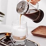 GOBRILLFUN French Press Kaffeemaschine - Hochwertiges Glaser, Kompakte Größe - Perfekt für den täglichen…