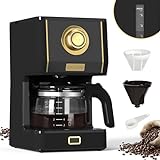 ZACHVO Filterkaffeemaschine Kaffeemaschine Filtermaschine 5 Tassen -Coffee Machine 650ml mit Glaskanne,…