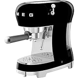 SMEG, Espresso-Kaffeemaschine ECF02BLEU, Cappuccino-Dampfunktion, Thermoblock, großes Tassengehäuse…