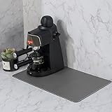 KuLuc Coffee Mat, 12"x20" Coffee Pot Mat, Dish Drying Mat for Kitchen Counter Coffee Station Coffee…