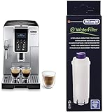 De'Longhi Dinamica ECAM 350.35.SB Kaffeevollautomat mit Profi-Milchaufschäumdüse für Cappuccino, silber…