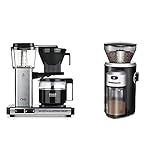 Moccamaster 53979 KBG Select Filterkaffeemaschine, Aluminium, 1.25 liters, Brushed & ROMMELSBACHER Kaffeemühle…