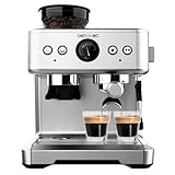 Cecotec Espressomaschine Barista Power Espresso 20 Barista Maestro, 2250 W, 20 Bar, Manometer und 2…