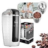 eldom MK60 Elektrische Kaffeemühle | Füllmenge bis zu 80g Kaffee | Schlagmesser aus Edelstahl | Kompakte…
