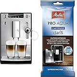 Melitta Caffeo Solo & Perfect Milk E957-103 Schlanker Kaffeevollautomat mit Auto-Cappuccinatore | Silber…