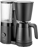 ZWILLING ENFINIGY Filterkaffeemaschine mit 1.25l Thermokanne, Kaffeemaschine mit Boiler, Blooming &…