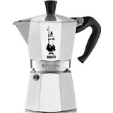 BIALETTI Espressokocher Moka Express, 0,19l Kaffeekanne, Aluminium