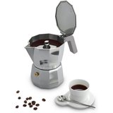 Alessi Espressokocher Espressokocher MOKA modern 6, 0.3l Kaffeekanne, Nicht für Induktion geeignet