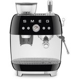 Smeg Kaffeemaschine mit Mahlwerk Siebträgermaschine EGF03BLEU 50's Style
