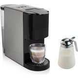 PRINCESS Kapselmaschine, auch für Kaffee-Pulver mit abnehmbarem Wassertank Kaffeemaschine klein