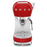 Smeg Kaffeemaschine mit Mahlwerk Espresso-Kaffeemaschine ECF02RDEU 50's Style