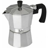 Jata Espressokocher Jata Espressomaschine Italienische Kaffeemaschine JATA CCA3 Silberfarb