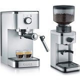 Graef Espressomaschine ES 400 Salita + CM 500 Kaffeemühle, praktisches Set aus Espressomaschine und…