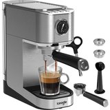 iceagle Espressomaschine CM005 Siebträgermaschine mit Milchaufschäumer, Korbfilter, 1400W 20 Bar Hochdruckpumpe,mit…
