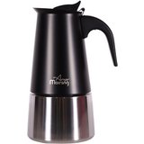 ANY MORNING Mokkamaschine Any Morning Espresso Kaffeemaschine Edelstahl Moka Pot, 300ml, Schwarz