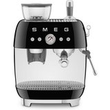 Smeg Siebträgermaschine SMEG Espressomaschine Siebträger Kaffeemaschine schwarz EGF03BLEU