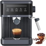 HOUROC Kaffeevollautomat Kaffeevollautomat,Espresso Siebträgermaschine 20 Bar, Kaffeemaschine für den…