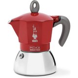 BIALETTI Espressokocher New Moka 6 Tassen, 0,28l Kaffeekanne, Aluminium/Stahl, für Herd und Induktion…