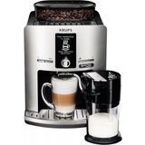 Krups Kaffeevollautomat EA 82 FE Latt'Espress Quattro Force Kaffee-Vollautomat silber/schwarz