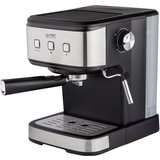 TZS FIRST AUSTRIA Siebträgermaschine Espresso Siebträgermaschine, elektrisch, mit Milchschäumer, Edelstahl,…