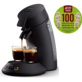 Philips Senseo Kaffeepadmaschine Original Plus Eco CSA210/22, aus 80% recyceltem Plastik, mit 2 Kaffeespezialitäten,…