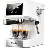 Daskoo Filterkaffeemaschine Espressomaschine Kaffeemaschine mit Milchschäumer 1.5L, 15 Bar Siebträgermaschine,…