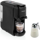 Setpoint Kapselmaschine, kleine 3in1 Kaffee-Padmaschine Wassertank abnehmbar, mit Milchkännchen