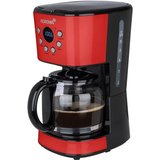 KORONA Filterkaffeemaschine Retro-Kaffeemaschine, Permanentfilter, in Rot mit 1,5 Liter Glaskanne mit…