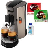 Philips Senseo Kaffeepadmaschine Select CSA240/30, aus 21% recyceltem Plastik, +3 Kaffeespezialitäten,…