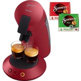 Philips Senseo Kaffeepadmaschine Orginal Plus CSA210/90, aus 28% recyceltem Plastik und mit 2 Kaffeespezialitäten,…
