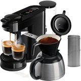 Philips Senseo Kaffeepadmaschine Switch HD6592/64, 26% recyceltem Plastik, Kaffee Boost Technologie,…