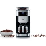 Severin Kaffeemaschine mit Mahlwerk KA 4813, 1,25l Kaffeekanne, Permanentfilter 1x4, Mahlgrad und Kaffeemenge…