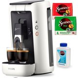 Philips Senseo Kaffeepadmaschine Maestro CSA260/10, aus 80% recyceltem Plastik, +3 Kaffeespezialitäten,…