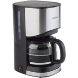 KORONA Filterkaffeemaschine Kaffeemaschine 10252, Schwarz / Edelstahl, 10 Tassen, 1,25 L, 1x4 Filtereinsatz,…
